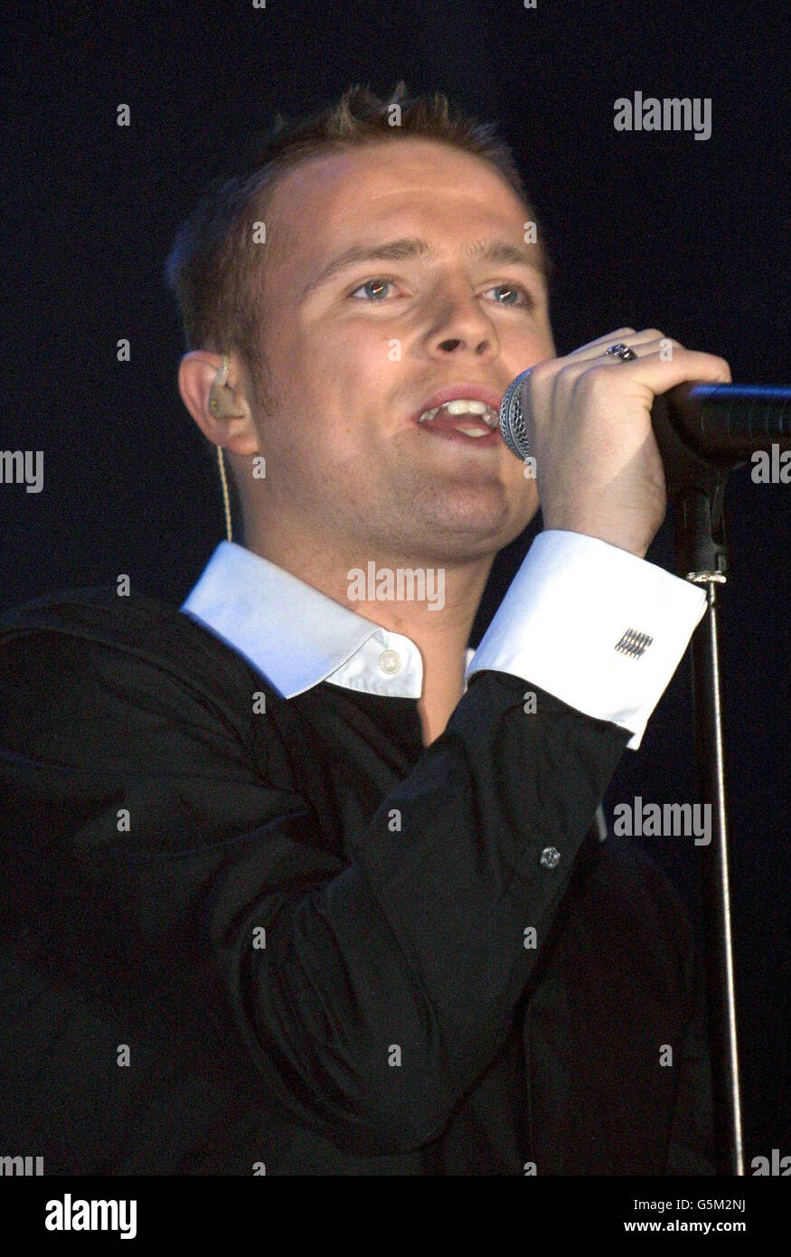 Capital Radio Christmas concert/Westlife Stock Photo