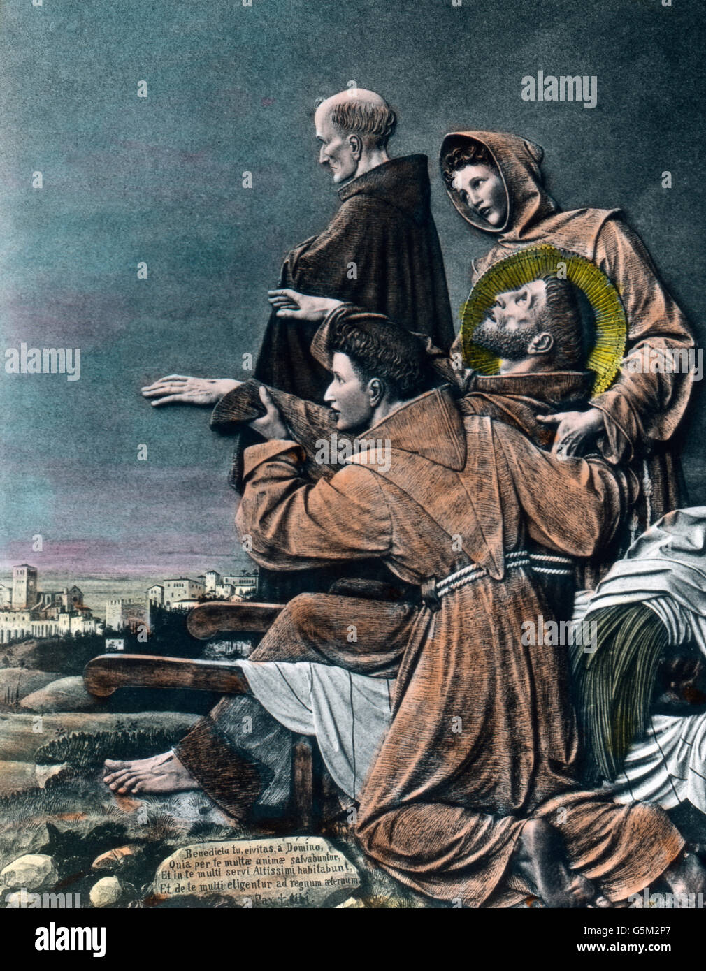 Szene aus dem Leben des Heiligen Franz von Assisi, 13. Jahrhundert