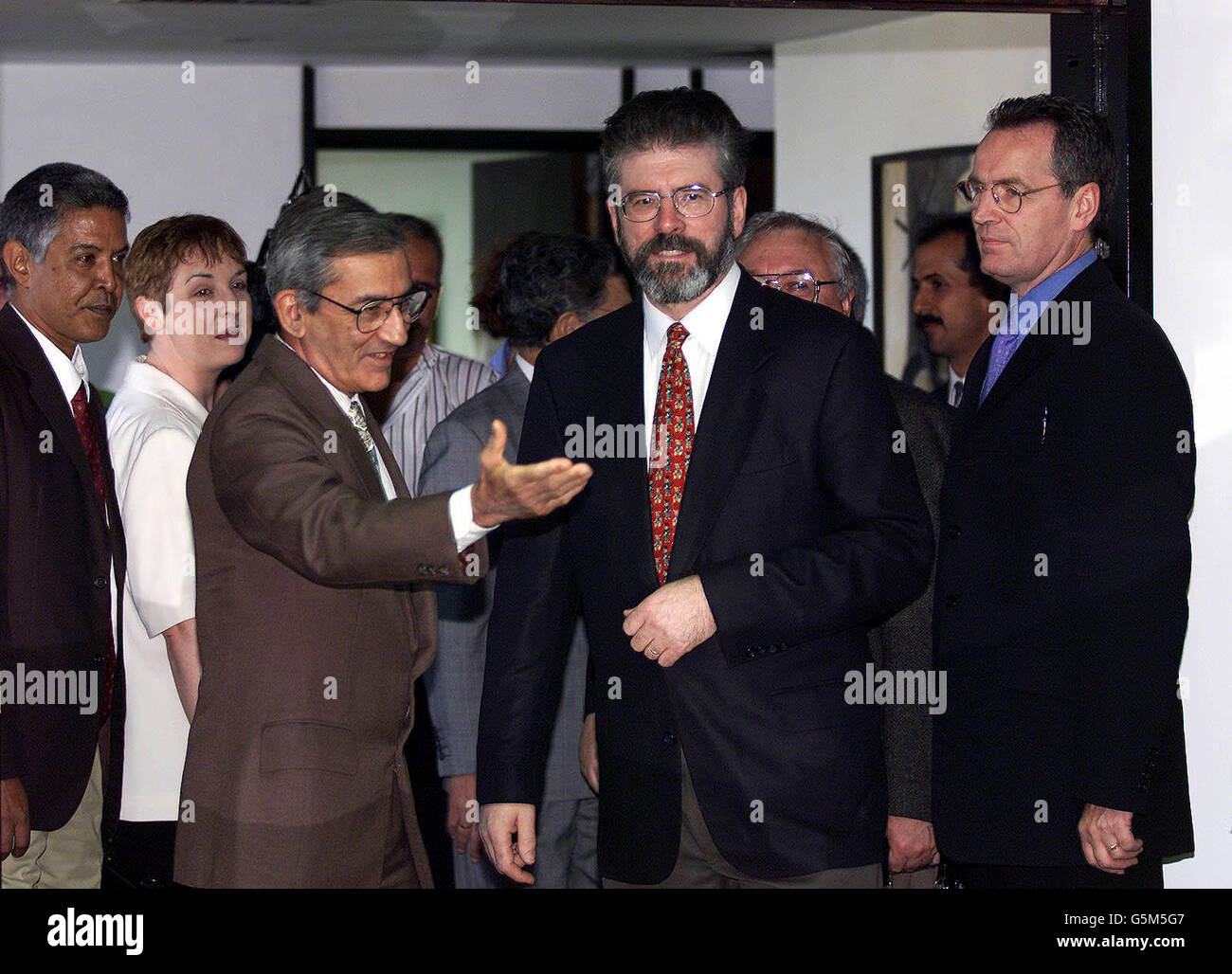 Gerry Adams Havana Visit Stock Photo