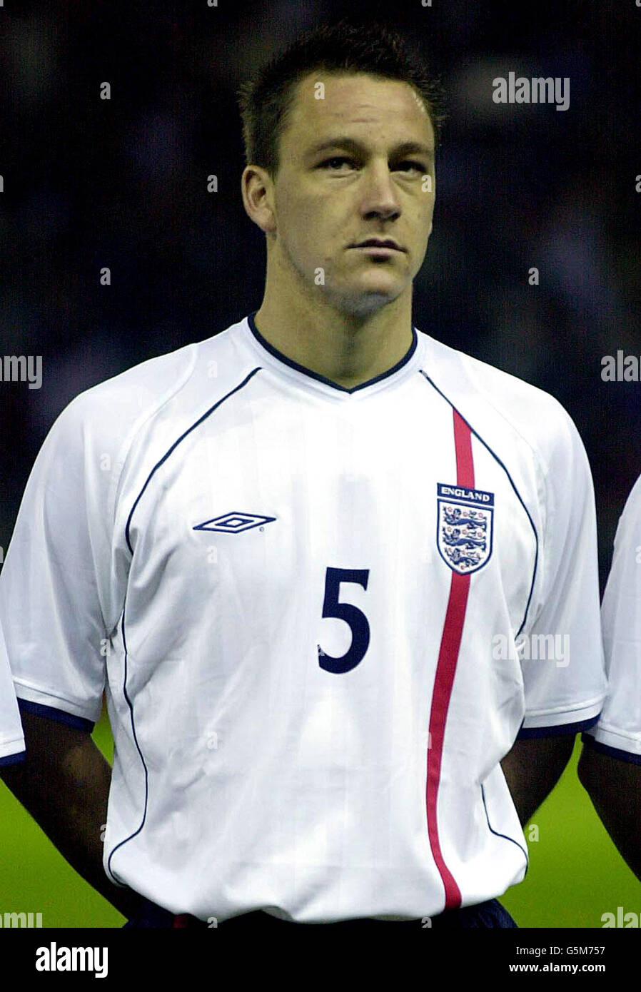 FOOTBALL ENGLAND U21 JOHN TERRY Stock Photo