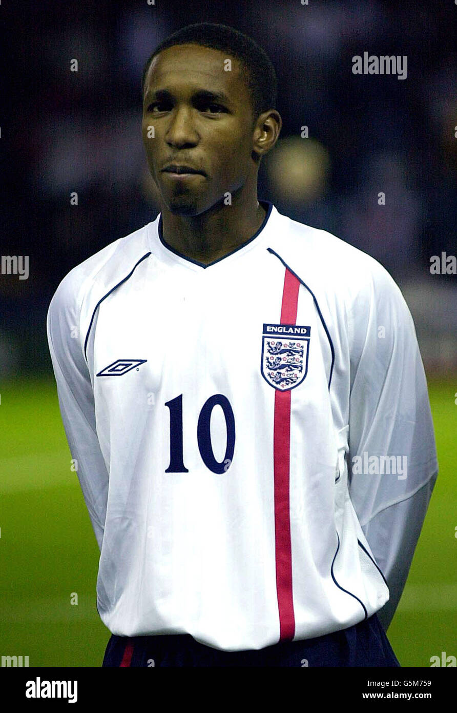 England's Under 21 Jermain Defoe during the play-off, second leg of the UEFA U21 Championship Qualifier, between England v Holland at Pride Park, Derby.. Photo: Rui Vieira.. Stock Photo