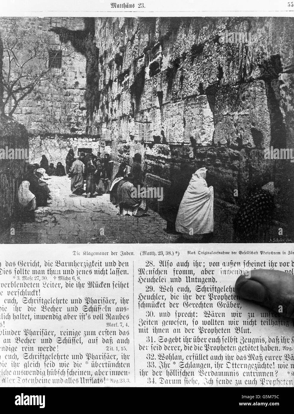 Szene aus dem Alten Testament der