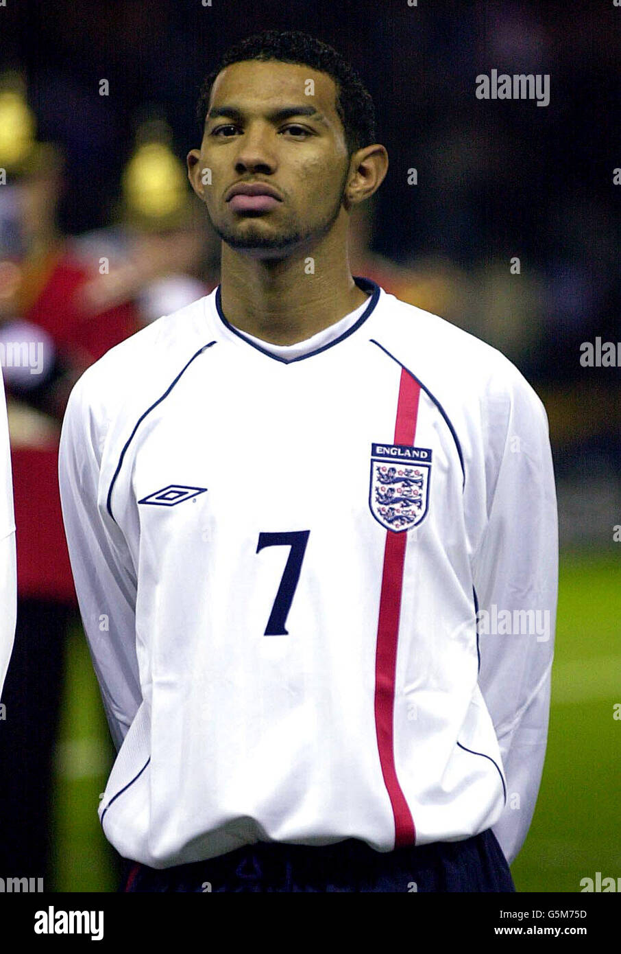 England's Under 21 Jermaine Pennant during the play-off, second leg of the UEFA U21 Championship Qualifier, between England v Holland at Pride Park, Derby.. Photo Rui Vieira.. Stock Photo