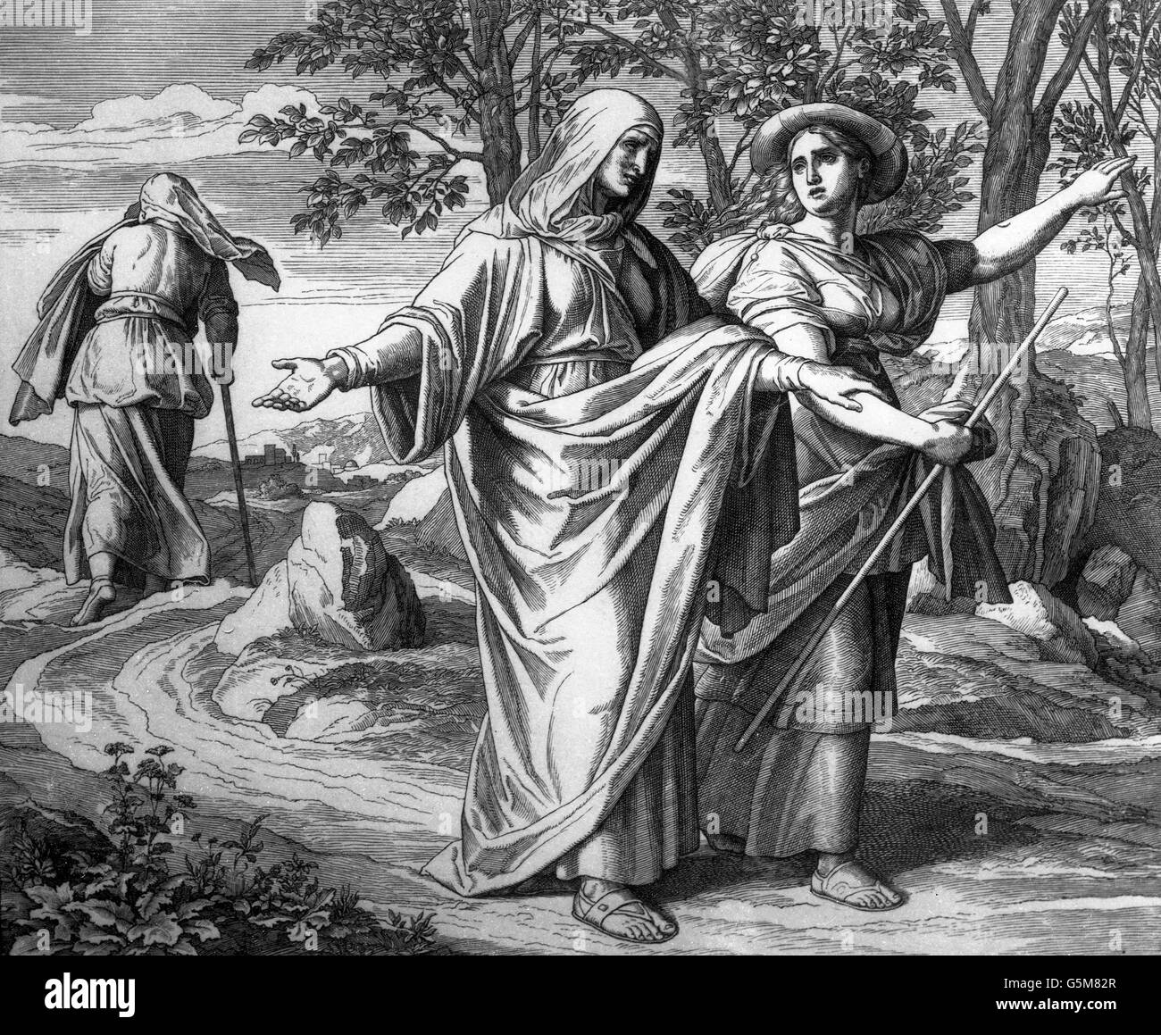 Szene aus dem Alten Testament der Bibel. Scene from the Old Testament of the Holy Bible Stock Szene aus dem Alten Testament der Bibel. Scene from the Old Testament of the Holy Bible Stock