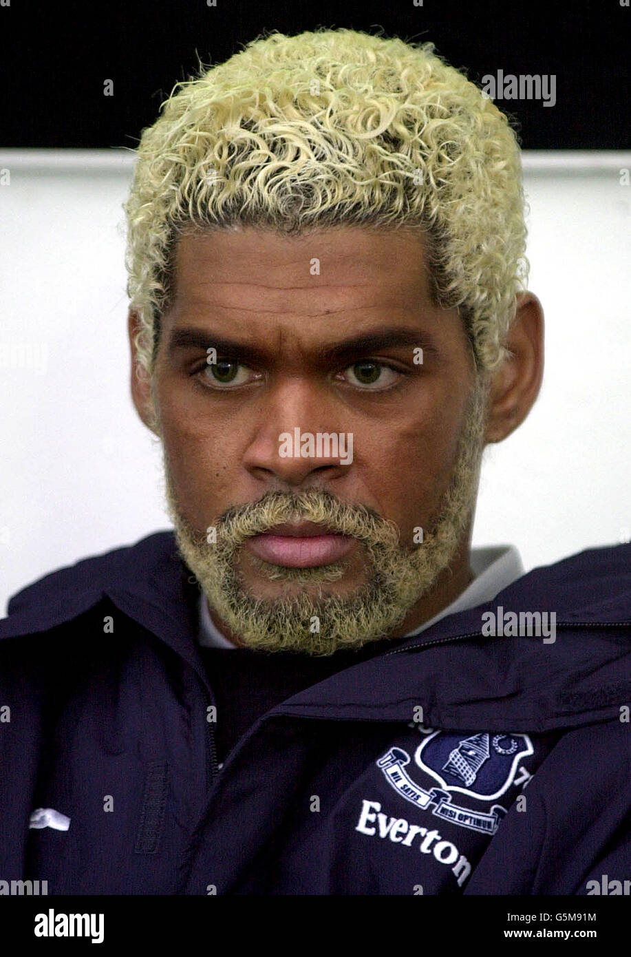 Sport football blonde hair moustache beard head shoulders abel xavier  hi-res stock photography and images - Alamy