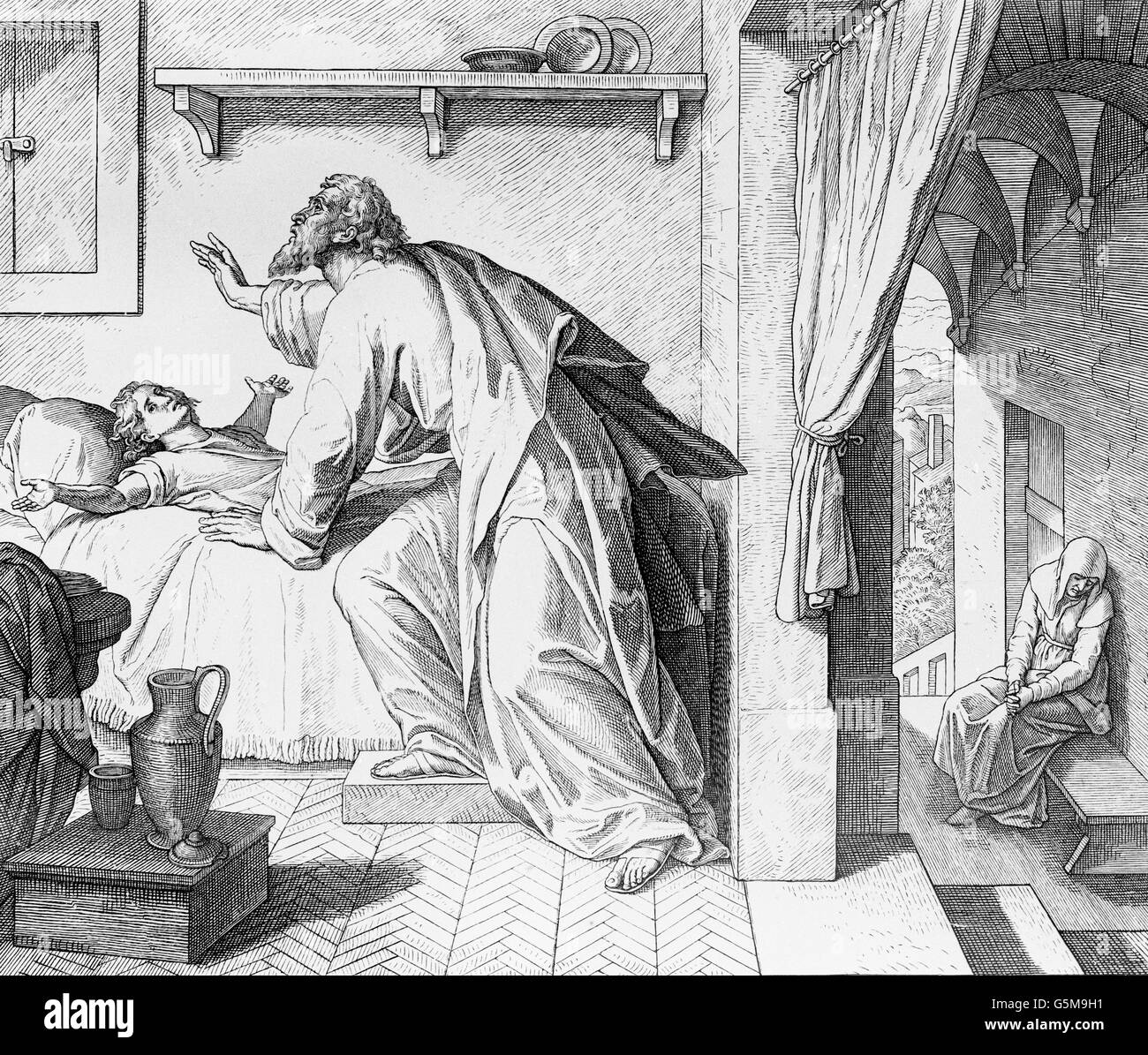 Szene aus dem Alten Testament der Bibel. Scene from the Old Testament