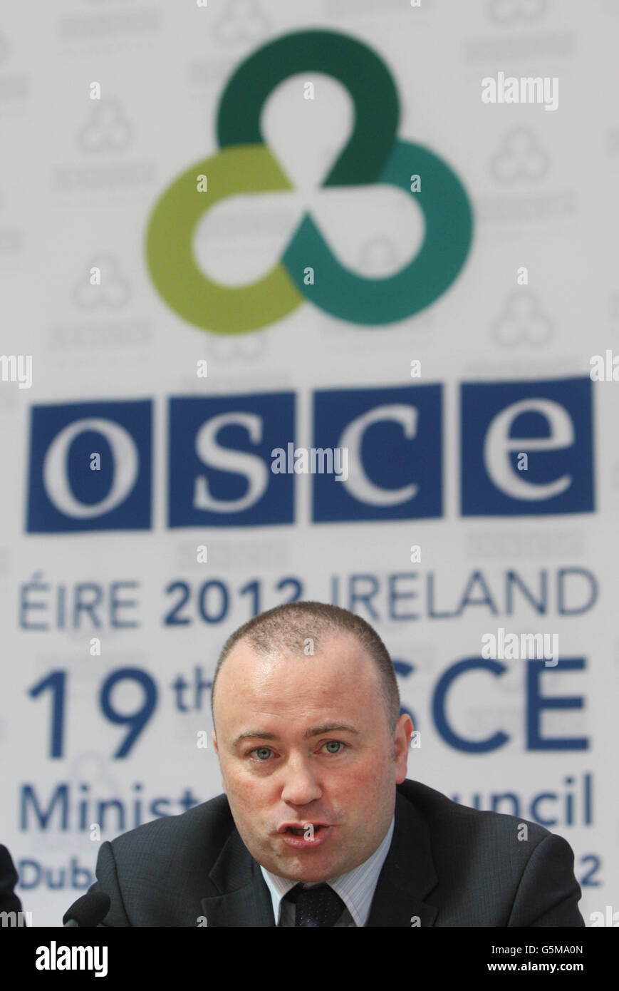 OSCE ministerial meeting Stock Photo