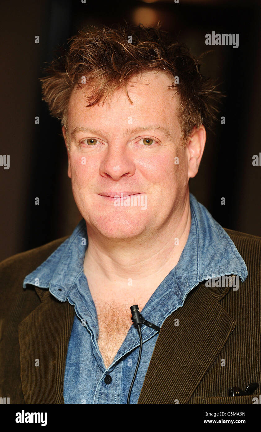 Chris Larkin is seen at the screening of Yes, Prime Minister, at the Mayfair Hotel, London. Stock Photo