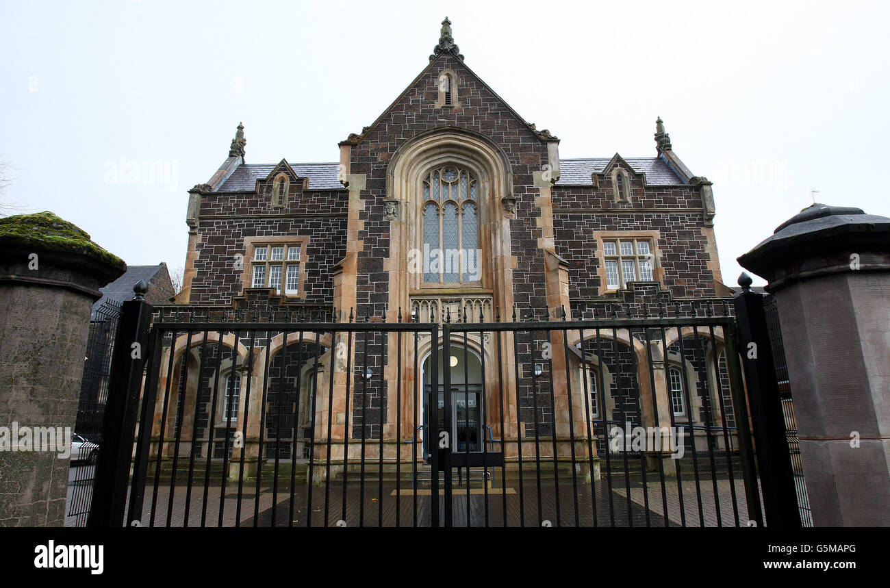 Ballymena Court house. Ballymena Court house, Ballymena Town, Co Antrim Stock Photo