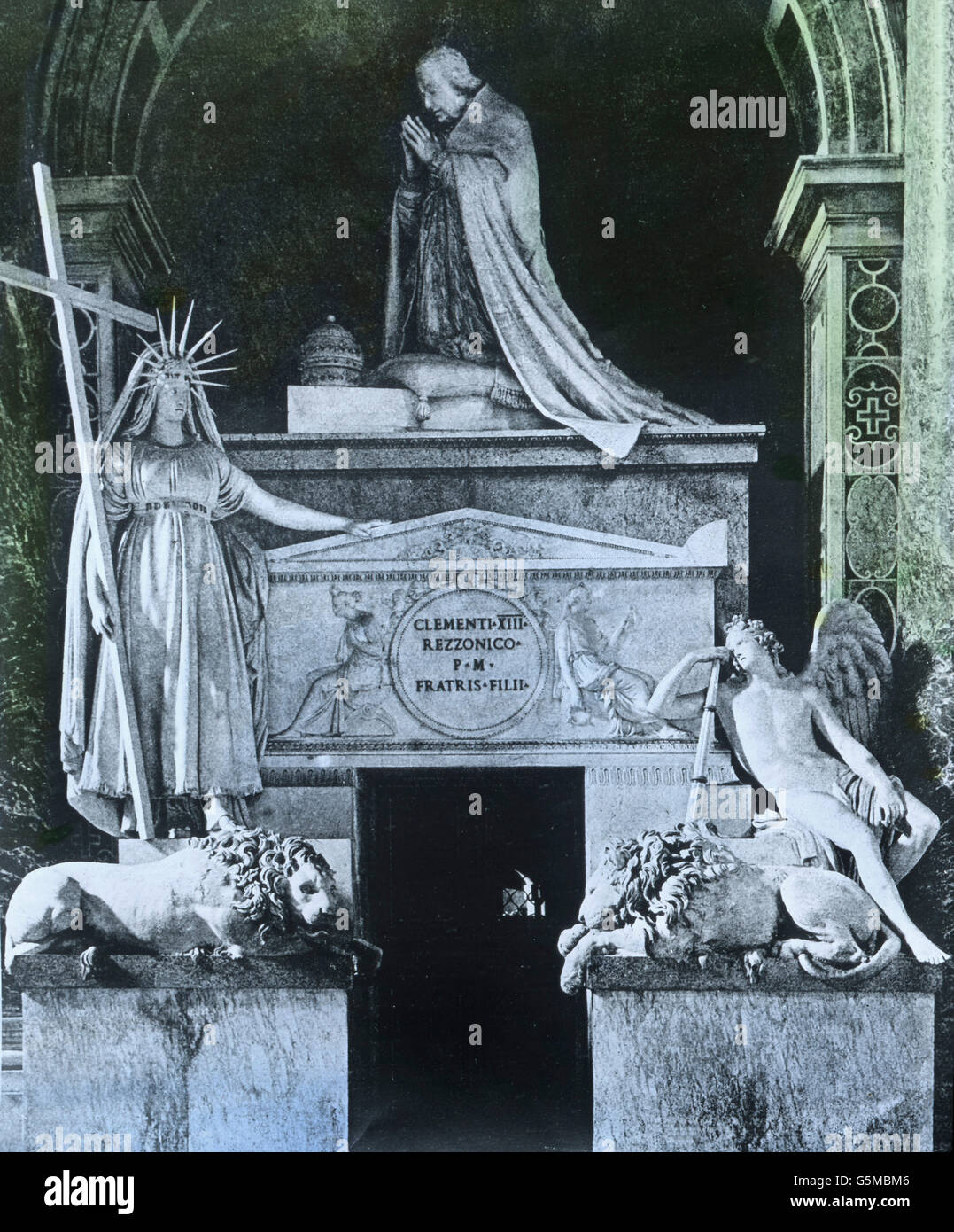 Szene einer Pilgerfahrt nach Rom, 1920er Jahre. Impression of a pilgrimage to Rome, 1920s. Stock Photo