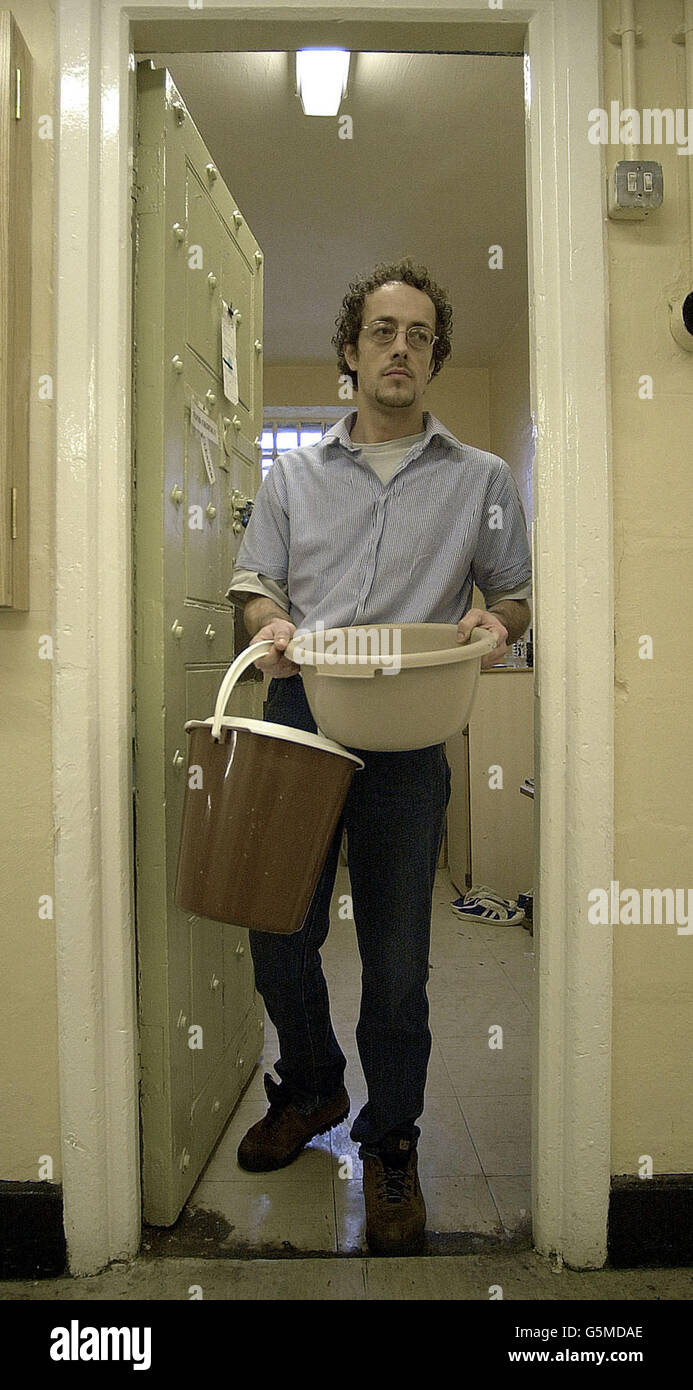 Jail crime inmate prisoner richard lappas hires stock photography and