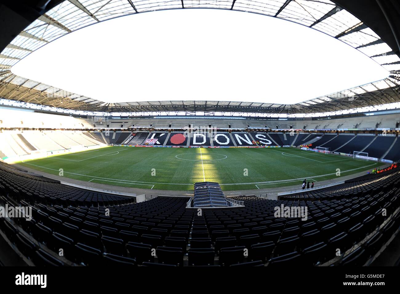 Soccer - FA Cup - Second Round - Milton Keynes Dons v AFC Wimbledon ...