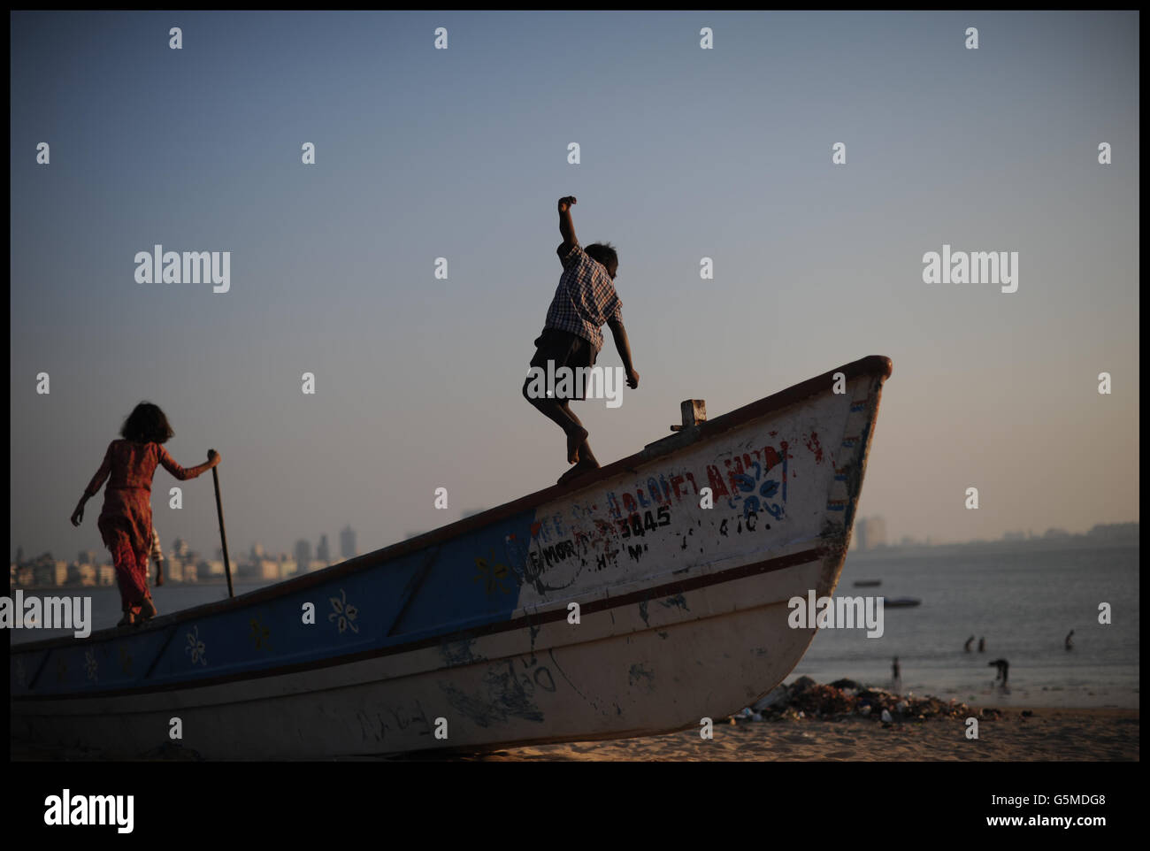 Stock photographs of Chowpatty Beach in Mumbai PRESS ASSOCIATION Photo. Picture date: Saturday November 30 2012. See PA story. Photo credit should read: Stefan Rousseau/PA Stock Photo