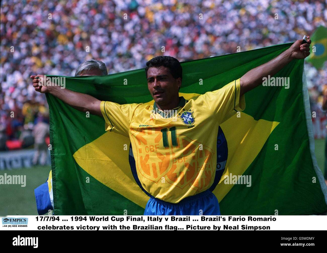Soccer - 1994 FIFA World Cup - Final - Brazil v Italy - Rose Bowl, Pasadena Stock Photo