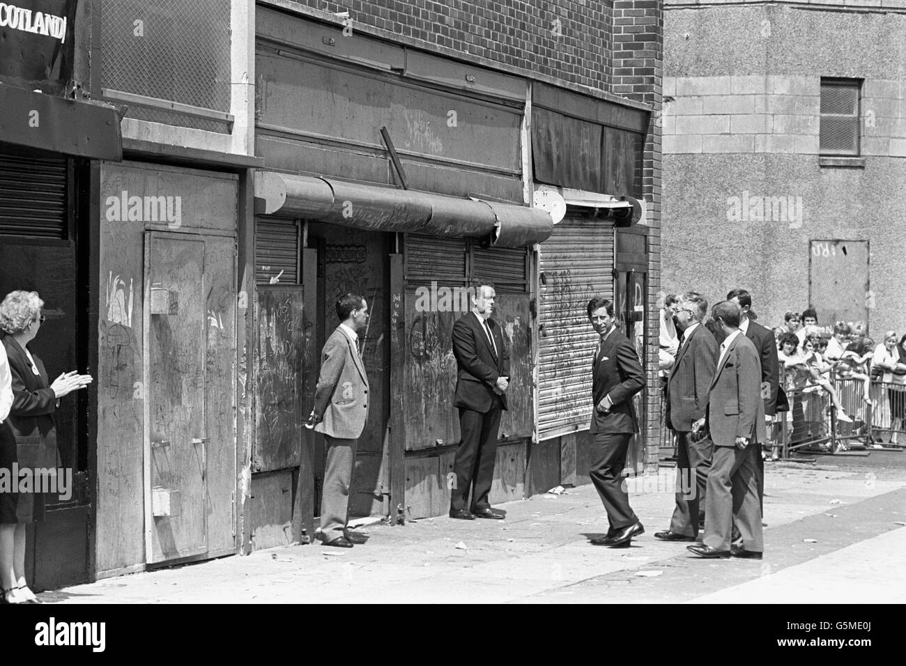 Royalty Prince of Wales in Paisley Ferguslie Park Estate, Paisley