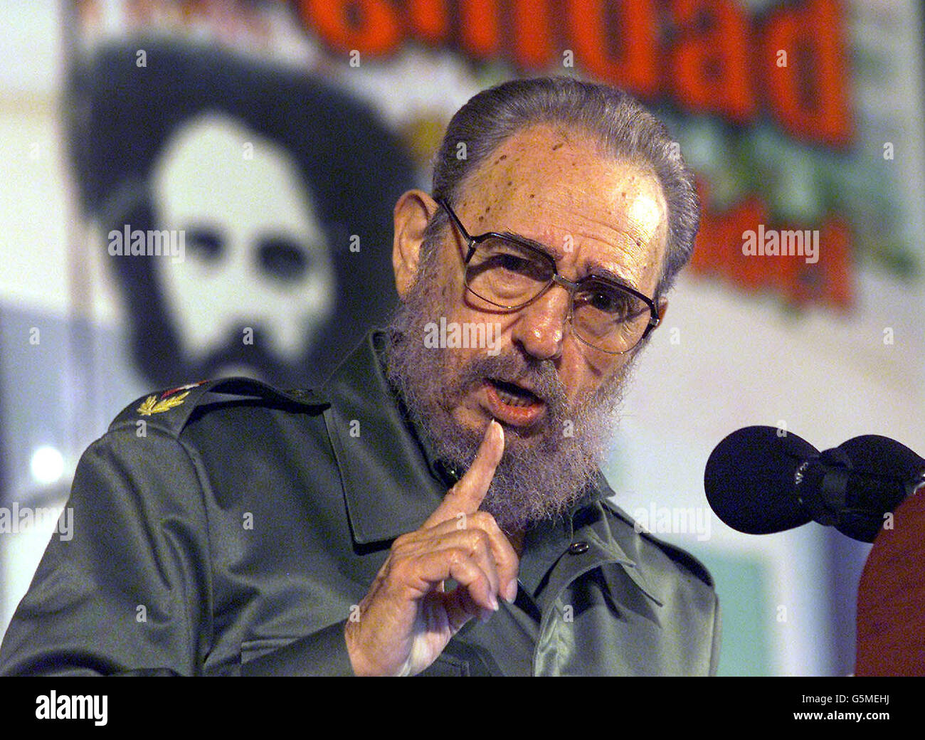 Fidel Castro Stock Photo