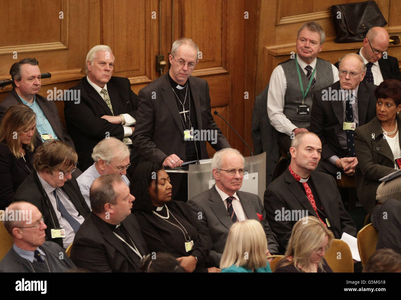 Rt Rev Justin Welby, The Incoming Archbishop Of Canterbury Speaking ...