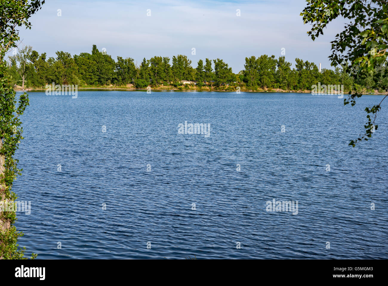 Green summer lake pond water hi-res stock photography and images - Alamy