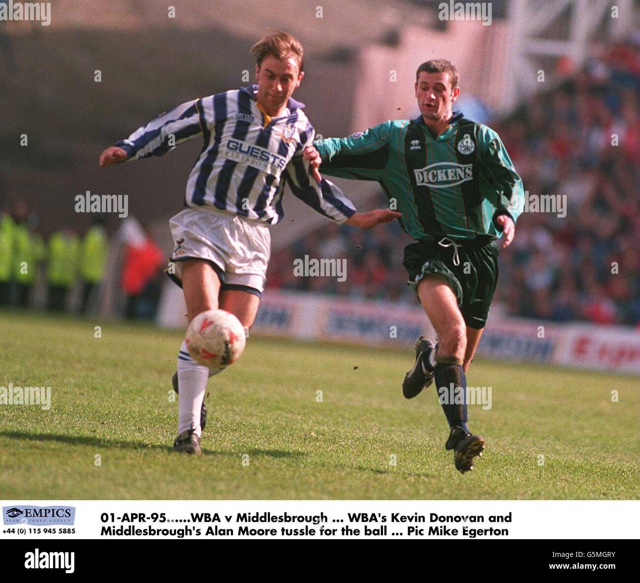 Soccer - Endsleigh League Division One - West Bromwich Albion v Middlesbrough Stock Photo