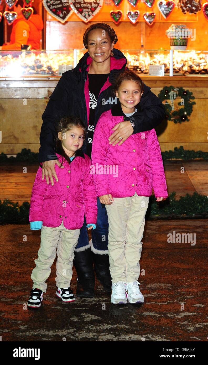 Angela griffin daughters tallulah melissa hi-res stock photography and ...