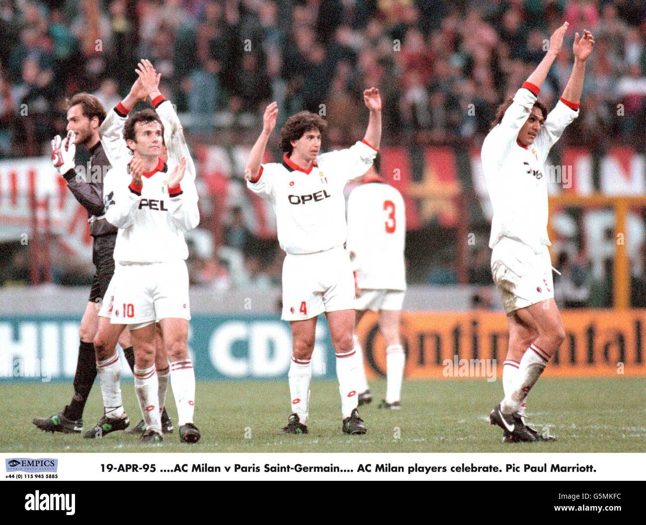 Empics4 Ac Milan V Psg Stock Photo Alamy