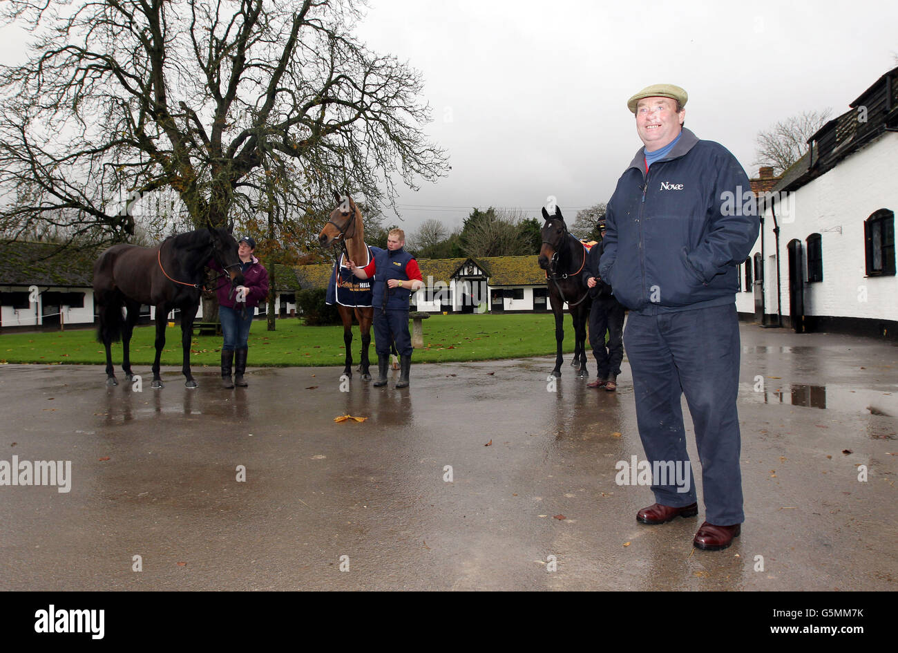 Horse Racing Nicky Henderson Stable Visit Seven Barrows Stables