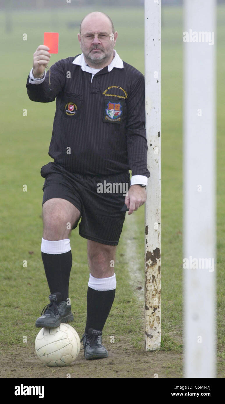 Former referee Brian Savill Stock Photo
