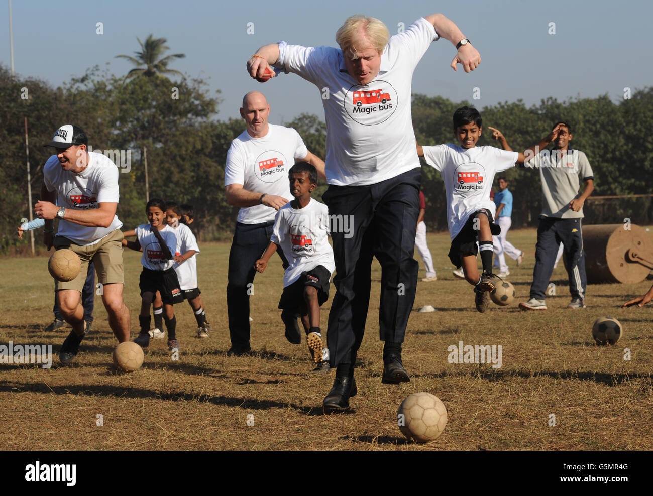 Boris Johnson visits India - Day 5 Stock Photo