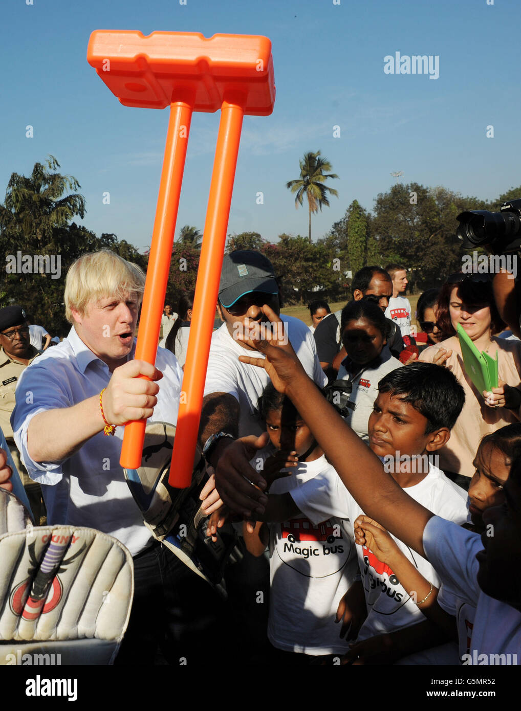 Boris Johnson visits India - Day 5 Stock Photo