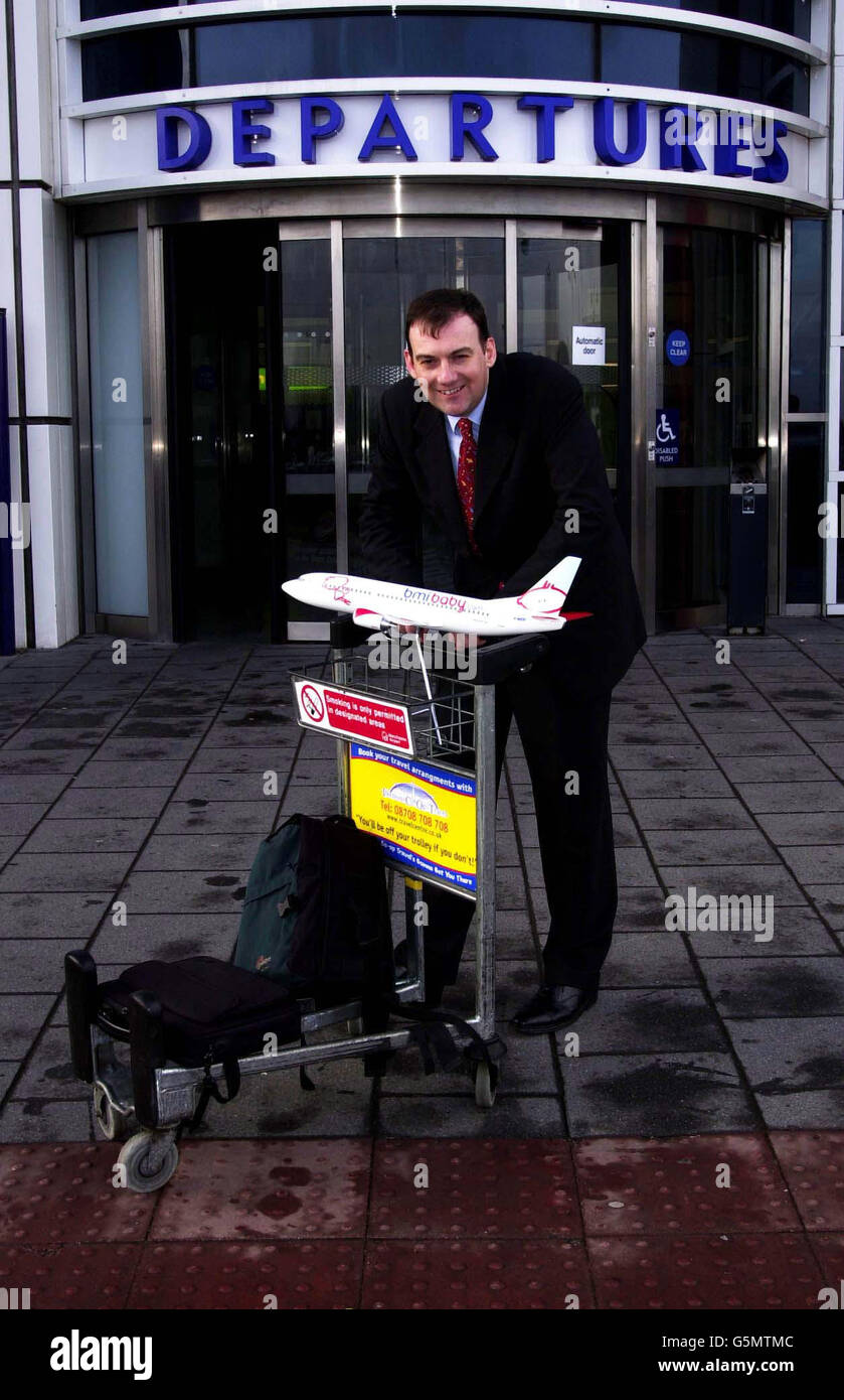 Tony Davies the managing director of new low cost airline BMI Baby