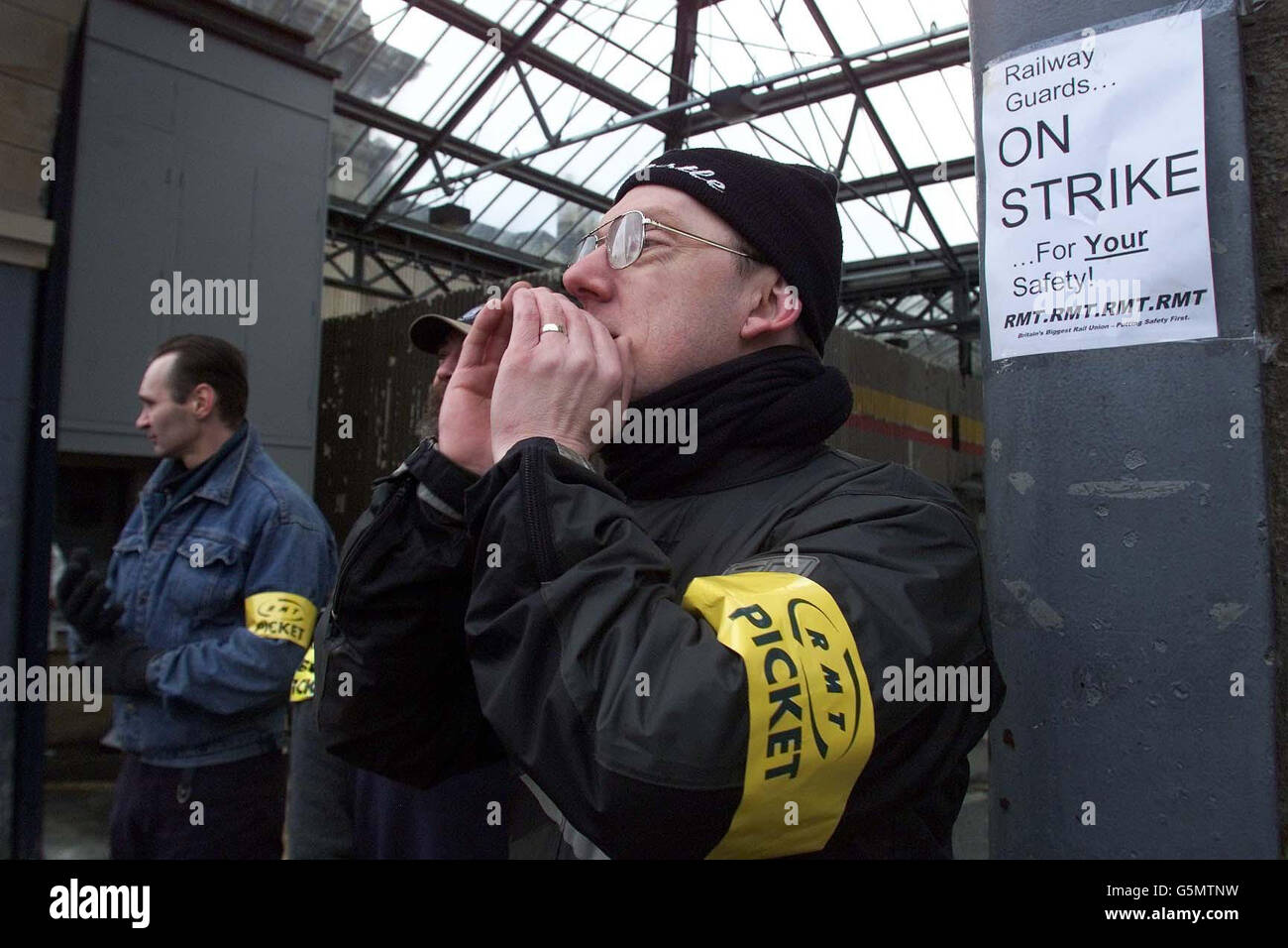 Leaders of the train company clashed with members of a transport union over a pay dispute as thousands of people suffered travel misery at the start of a 48-hour strike. * Arriva Trains Northern was forced to cancel most of its 1,600 services across northern England because of the walkout by members of the Rail Maritime and Transport Union. Stock Photo