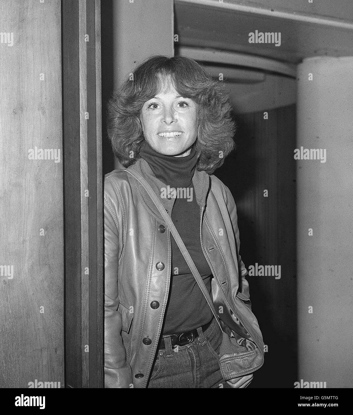 American actress Stephanie Powers who stars as Feather in the BBC TV