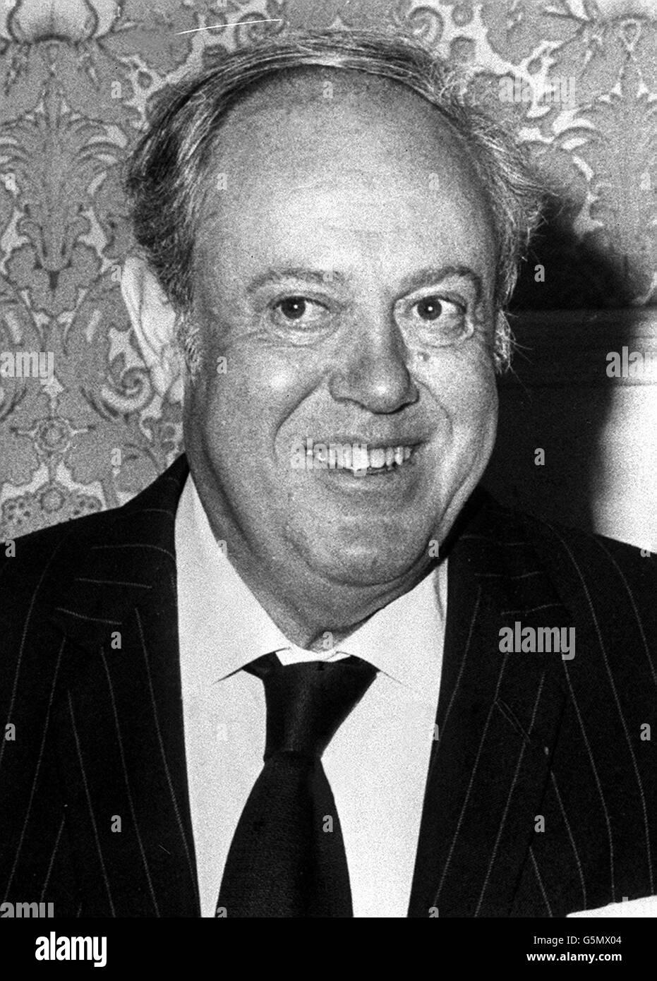 Lord Christopher Soames, 14th September, 1981. Stock Photo