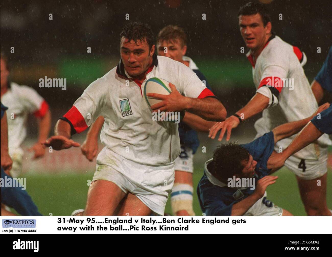 Rugby Union - Rugby World Cup 1995 - England v Italy Stock Photo - Alamy