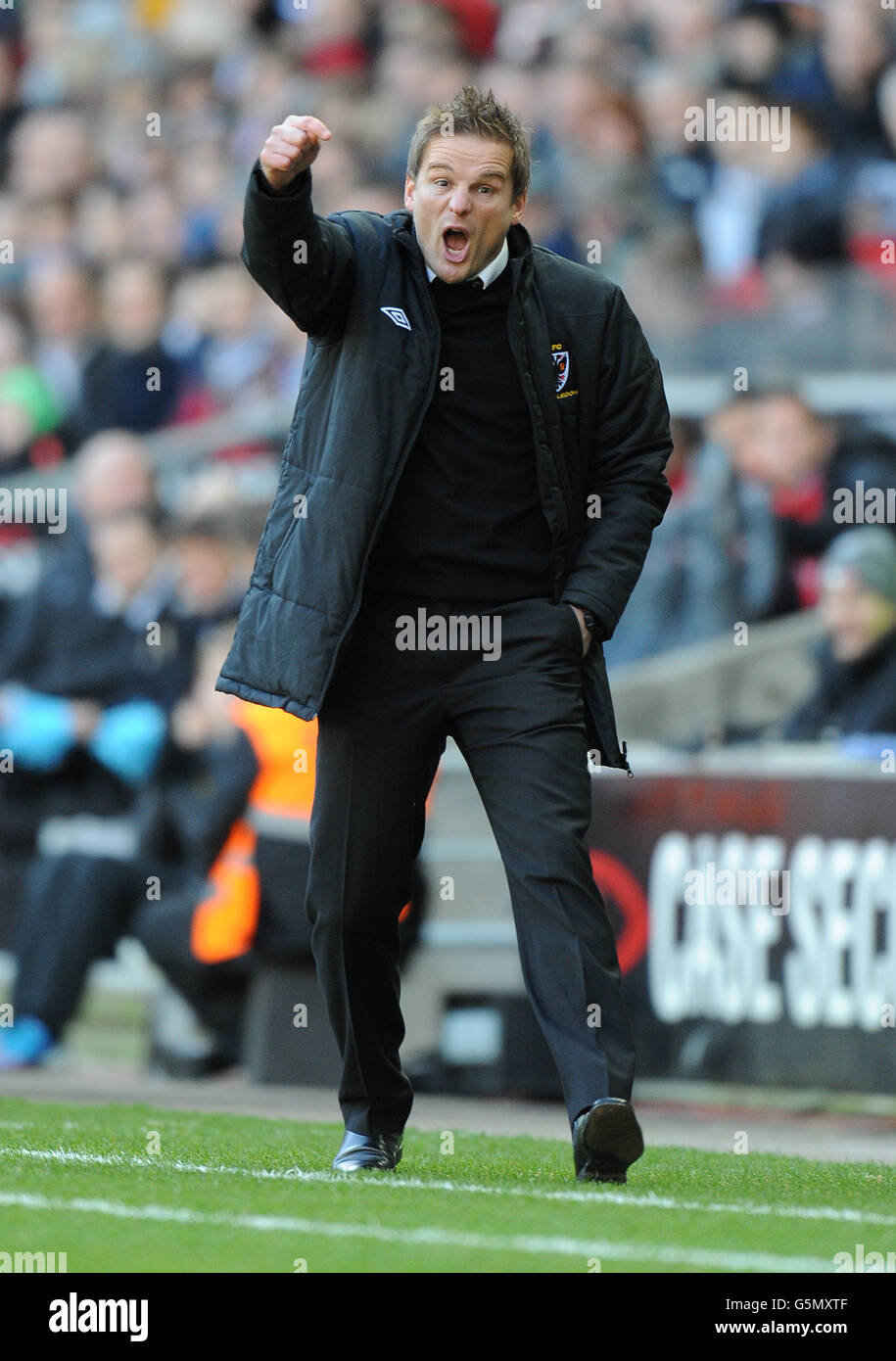 Soccer - FA Cup - Second Round - Milton Keynes Dons v AFC Wimbledon ...