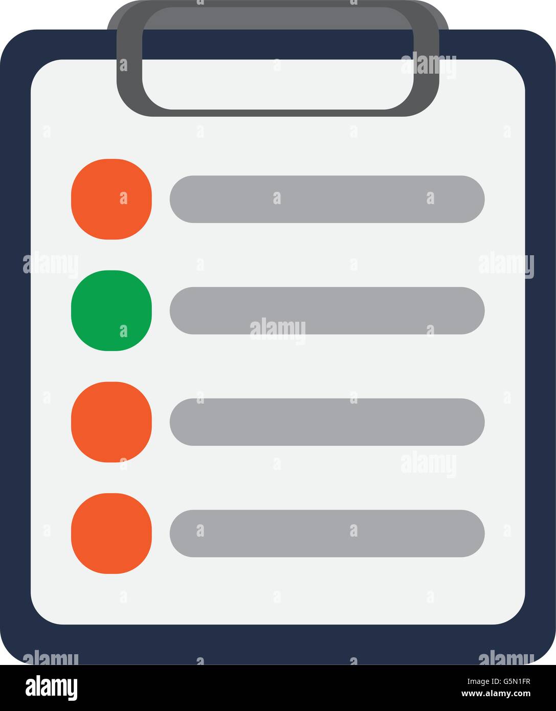 clipboard with paper Stock Vector Image & Art Alamy