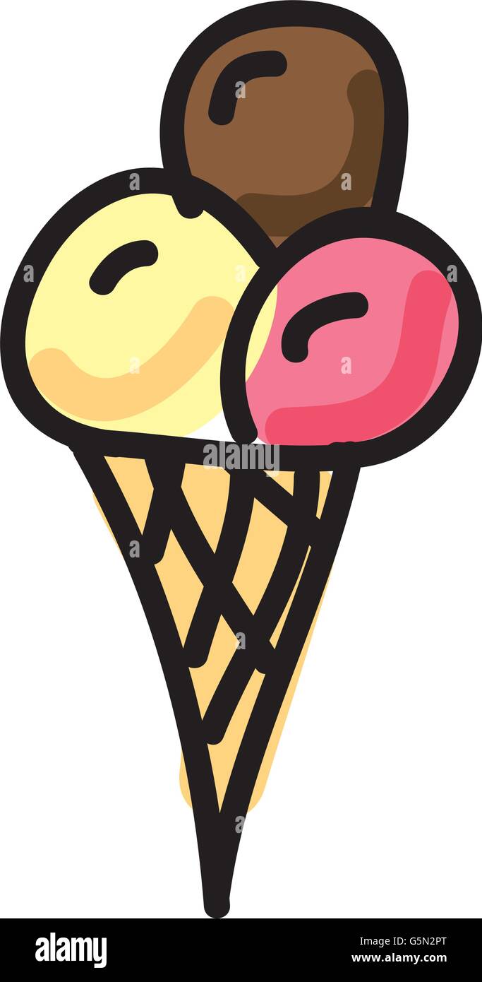 ice cream cone isolated icon design Stock Vector Image & Art - Alamy
