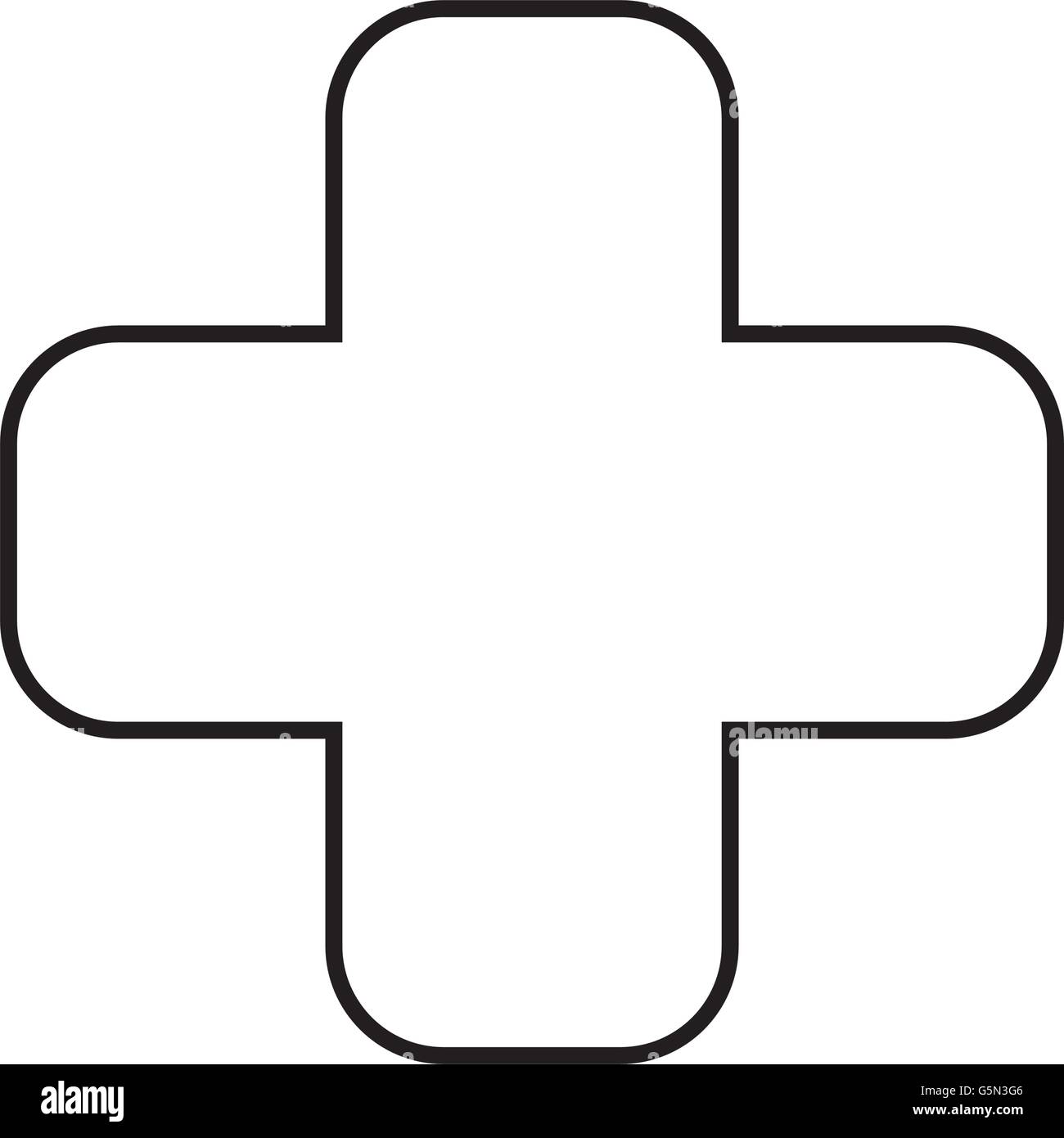 cross medical symbol isolated icon design Stock Vector Image & Art - Alamy