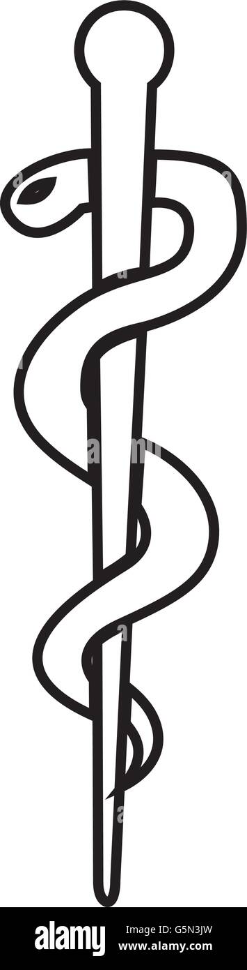 caduceus medical symbol isolated icon design Stock Vector Image & Art ...
