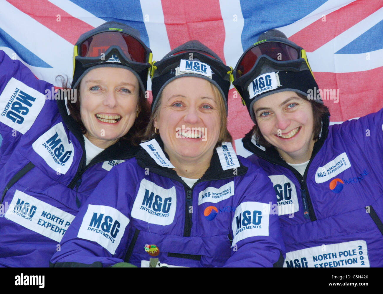 M&G Investments North Pole Expedition 2002 Stock Photo