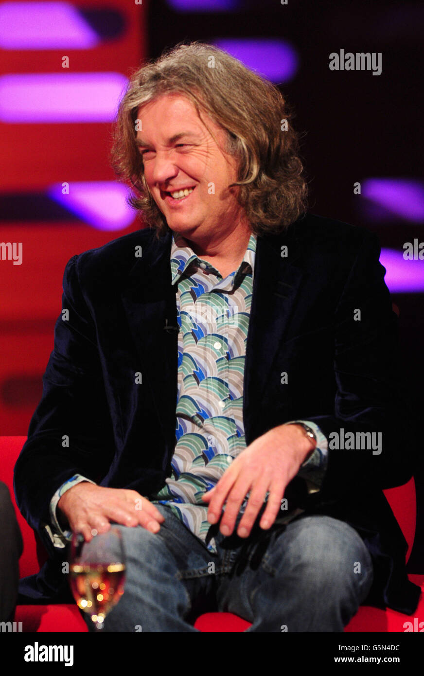 James May during the filming of the Graham Norton Show at The London