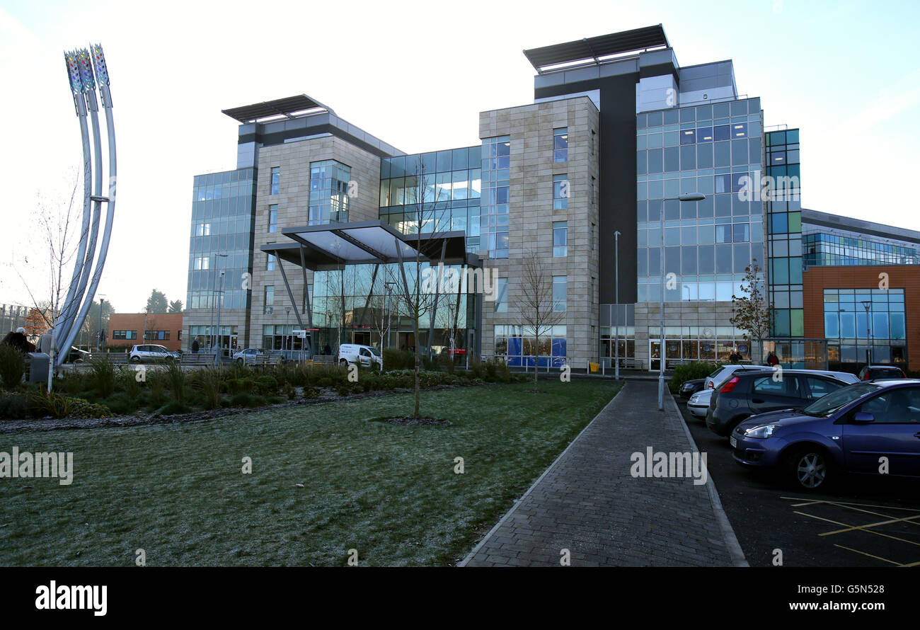 Peterborough City Hospital stock Stock Photo Alamy