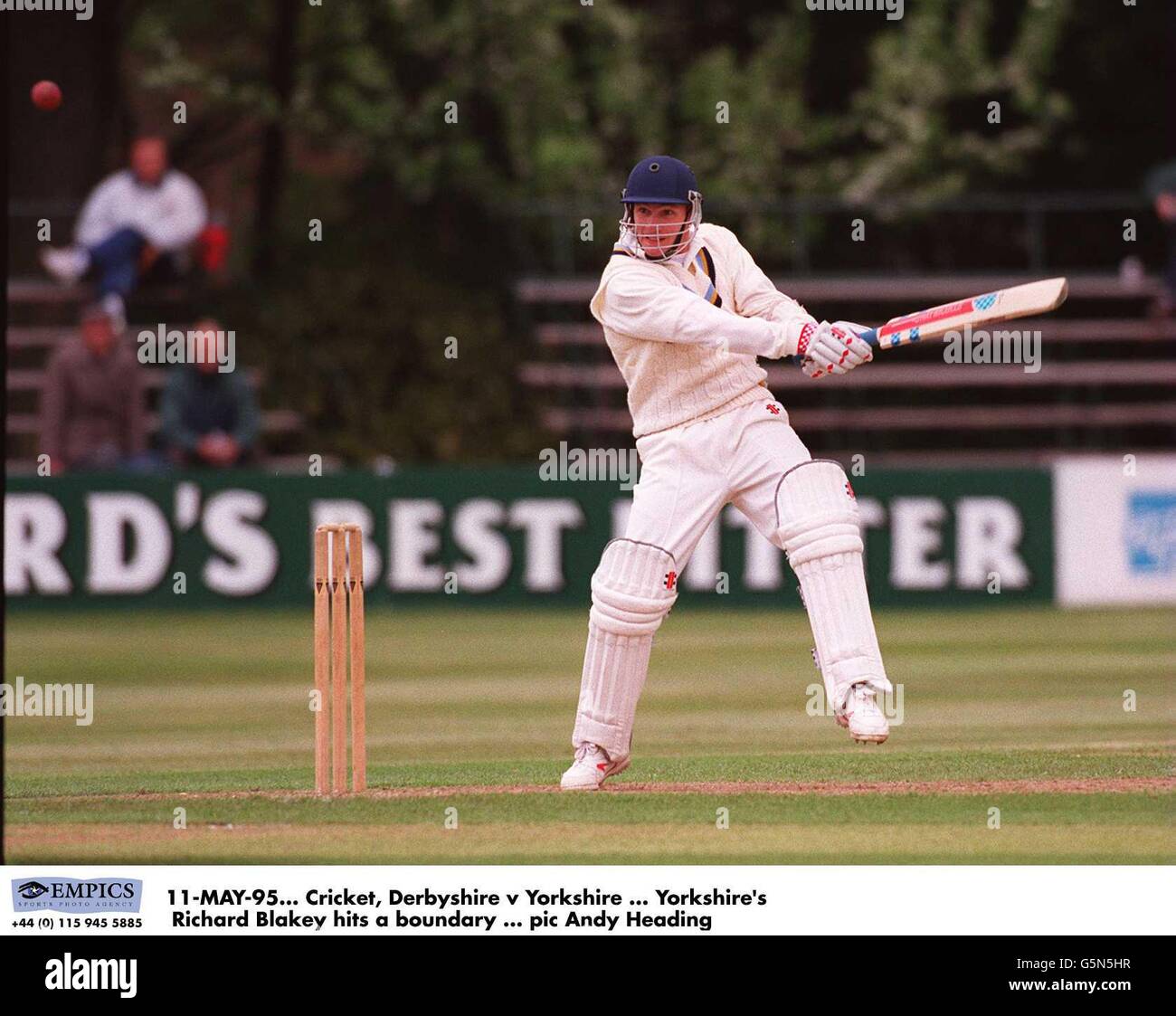 Cricket Derbyshire v Yorkshire Stock Photo Alamy