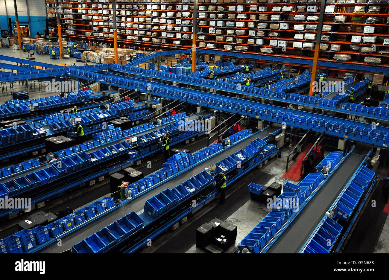 Argos Distribution Centre Stock Photo Alamy