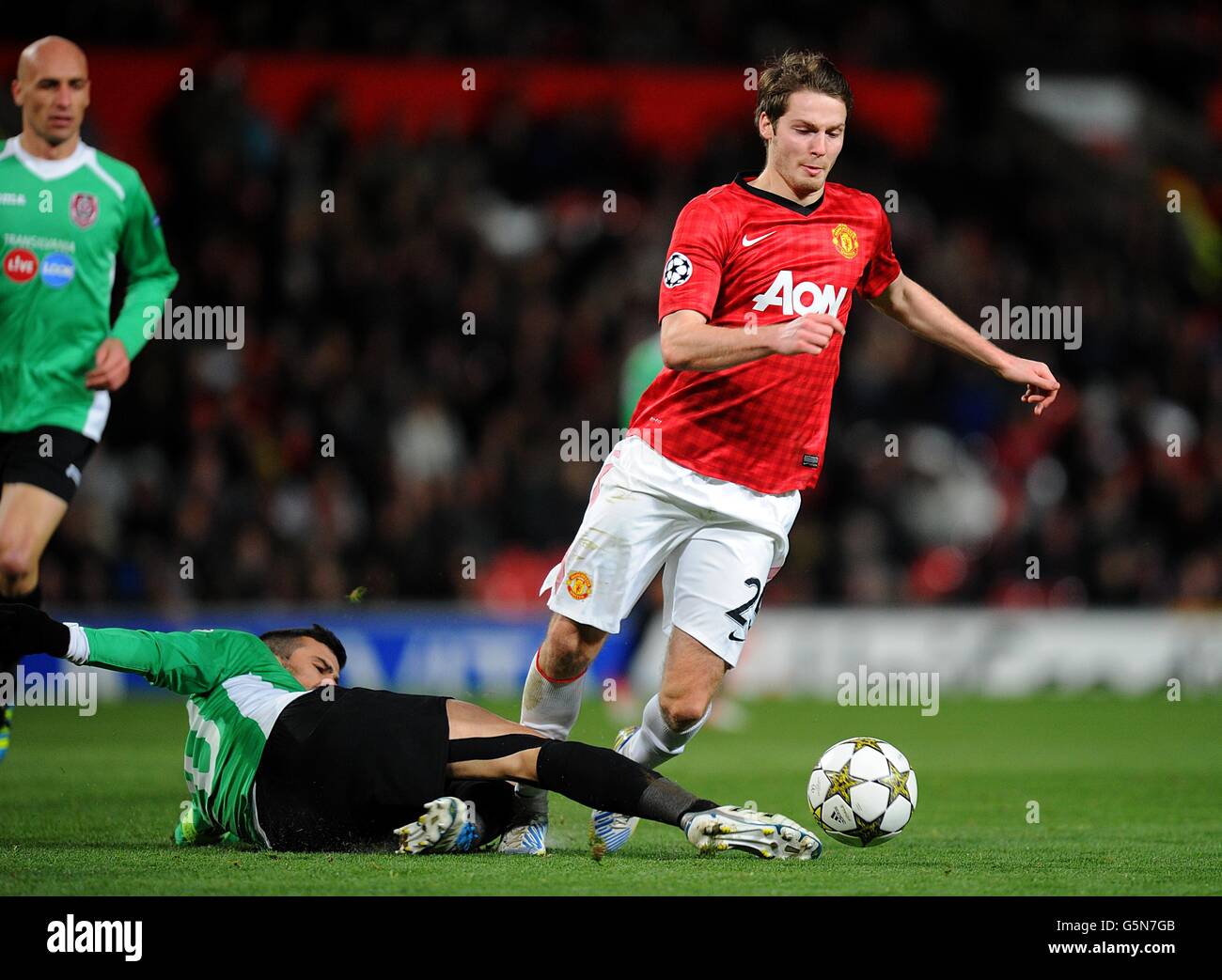 Soccer - UEFA Champions League - Group H - Manchester United v CFR Cluj  Napoca - Old Trafford Stock Photo - Alamy