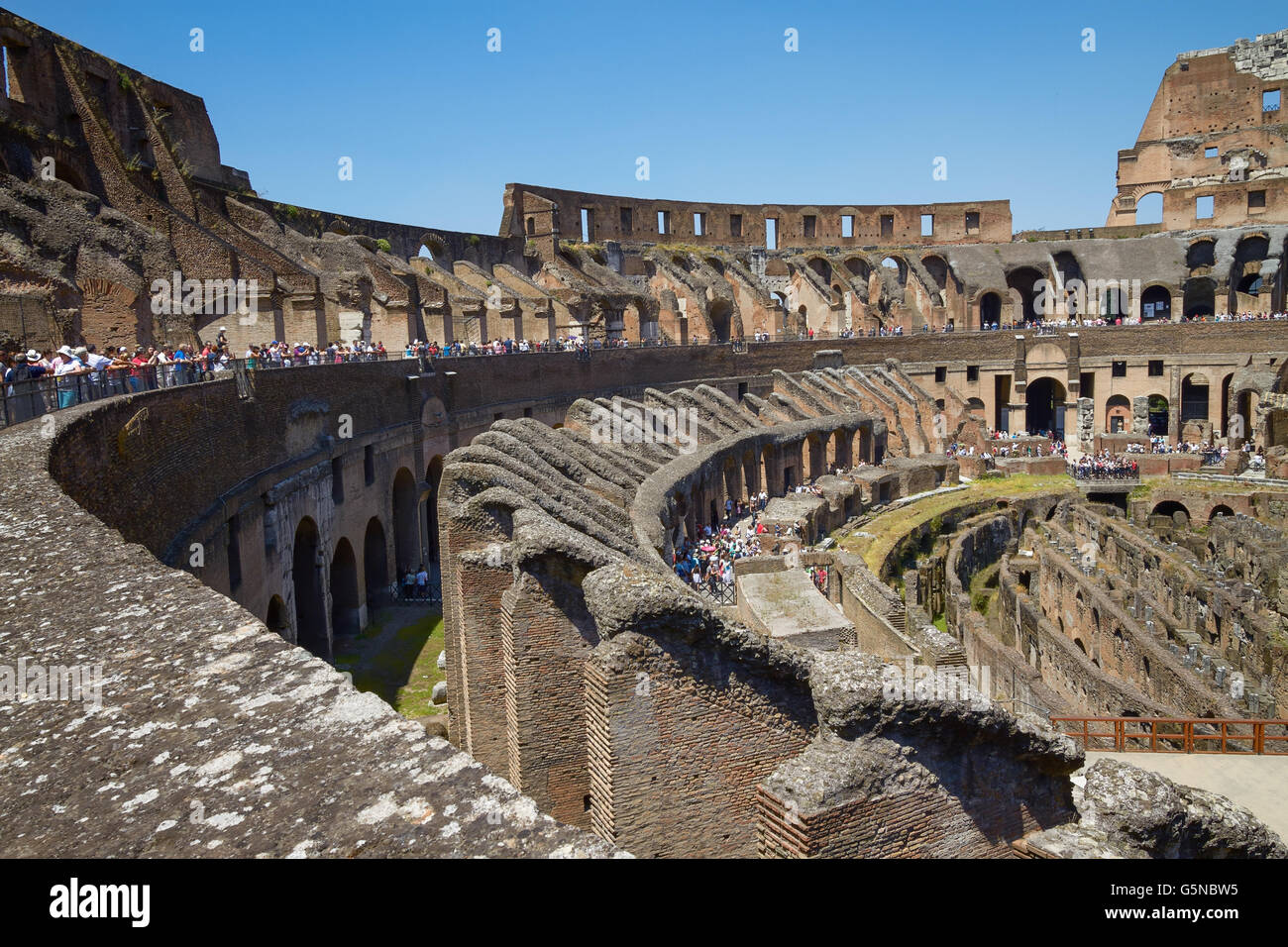 Tourists Visiting Colosseum or Coliseum in Rome Italy Stock Photo - Alamy