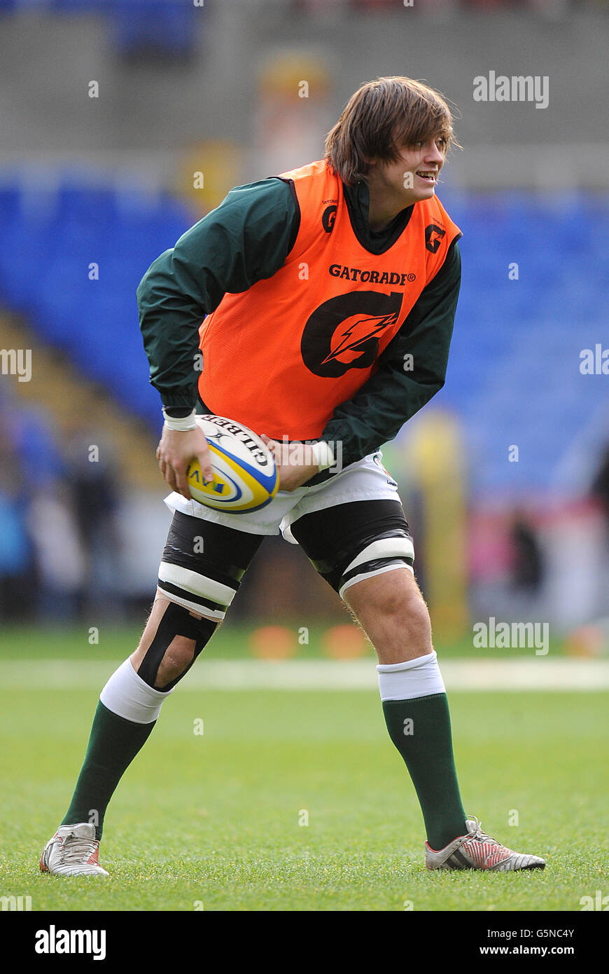 Rugby Union - Aviva Premiership - London Irish v Exeter Chiefs - Madejski Stadium. Alex Gray, London Irish Stock Photo