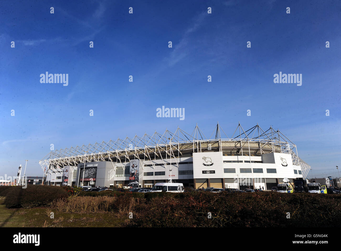 Soccer - npower Football League Championship - Derby County v Leeds United - Pride Park Stock Photo
