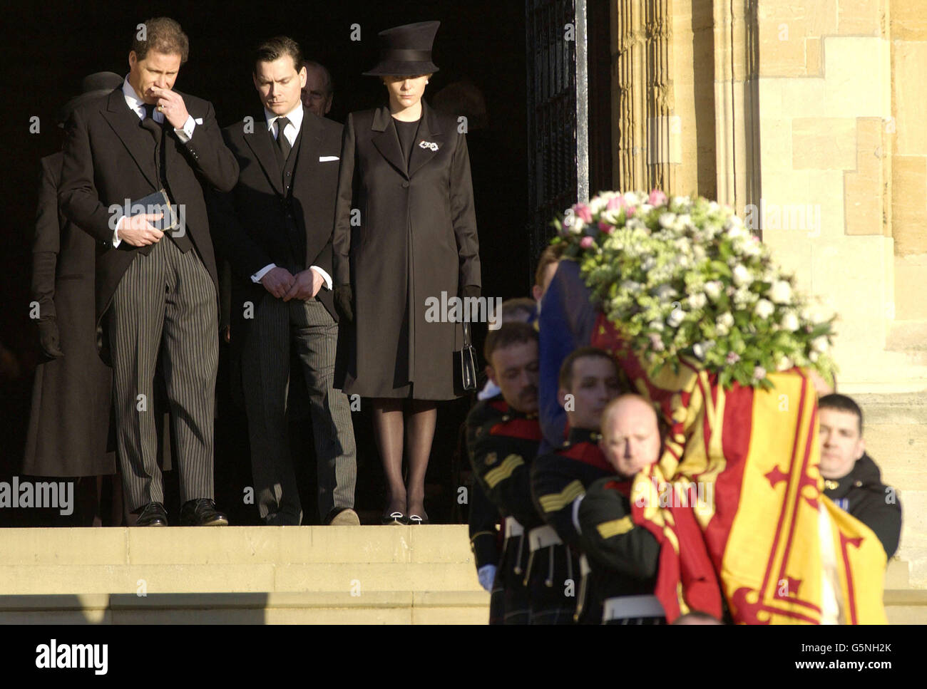 Princess Margaret Funeral Stock Photo