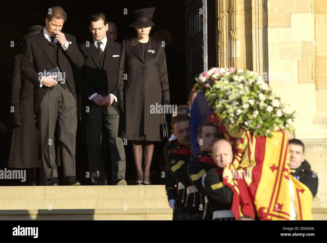 Princess Margaret Funeral Stock Photo Alamy